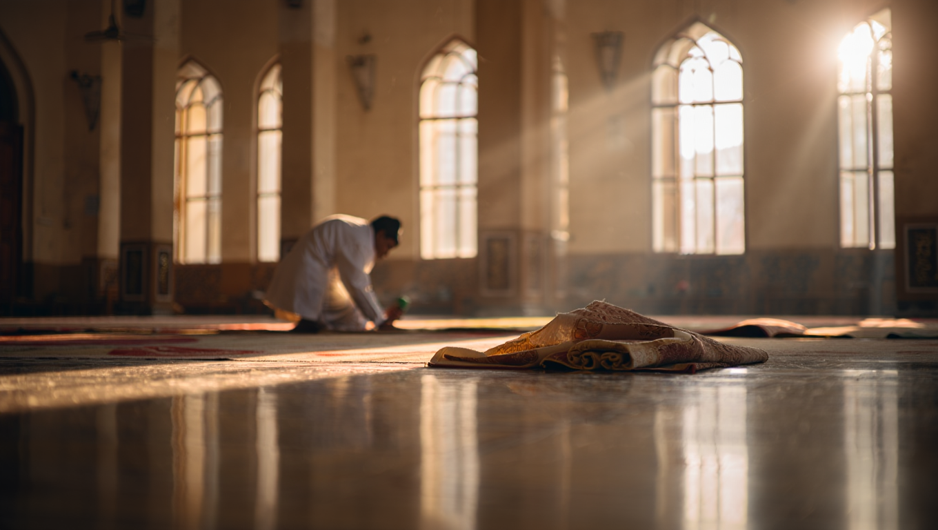 Empty masjid — sacred silence and neglect